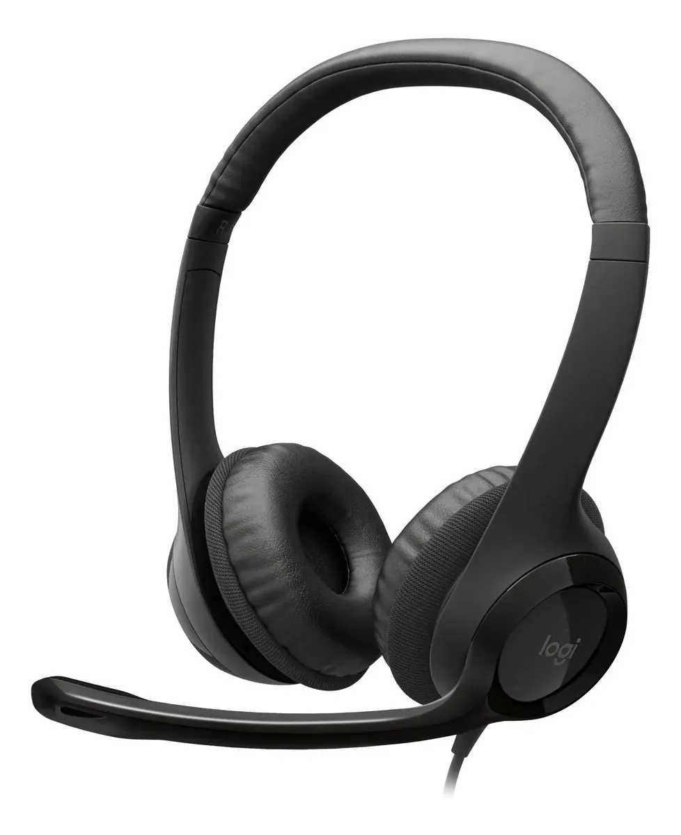 DIADEMA LOGITECH H390 – USB – CON MICROFONO – PERMITE CONTROLAR EL VOLUMEN