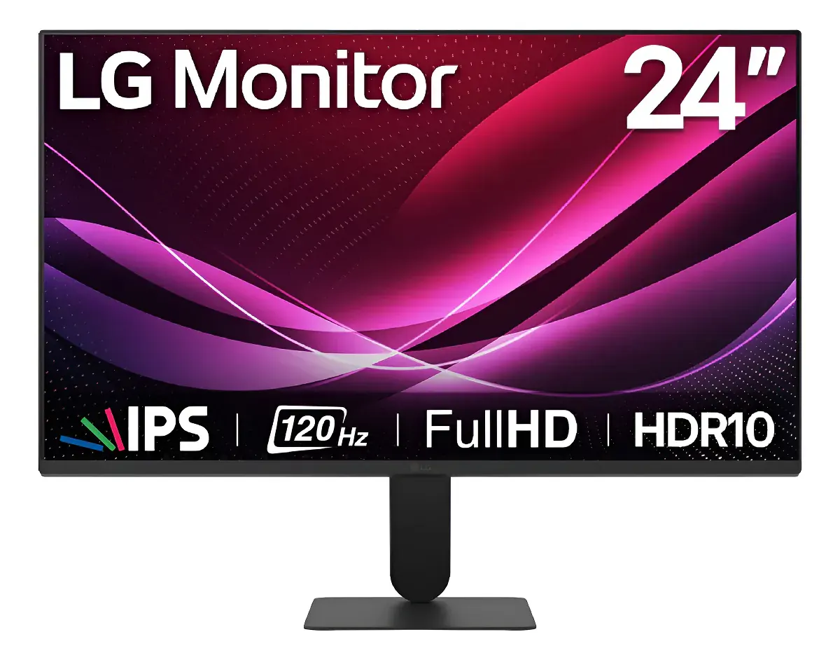 MONITOR LG 24″ 24U411A-B – FHD – IPS – HDMI – VGA – 120HZ – 5MS