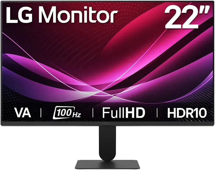 MONITOR LG 22″ 22U401A-B – FHD – HDMI – VGA – 100HZ – 5MS