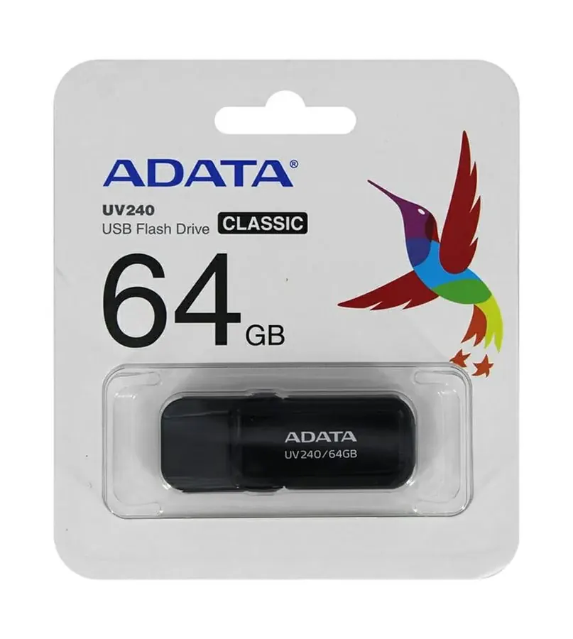 MEMORIA USB ADATA UV240 2,0 – 64GB – NEGRA
