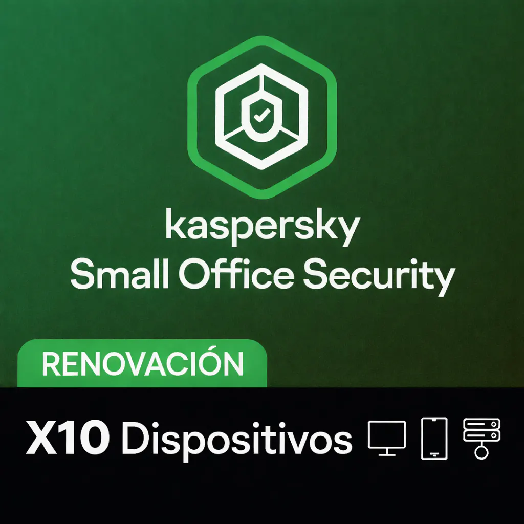 RENOVACION KASPERSKY SMALL OFFICE SEC. 15 USER 2 SERVER (36 MESES)