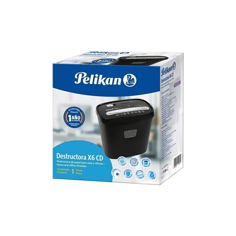 Destructora de papel Pelikan x6