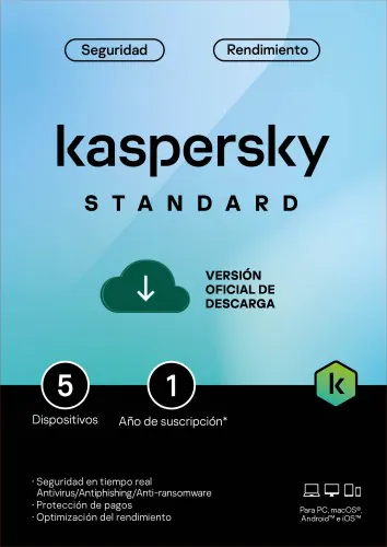 LICENCIA KASPERSKY STANDAR 5 USUARIOS (12 MESES)