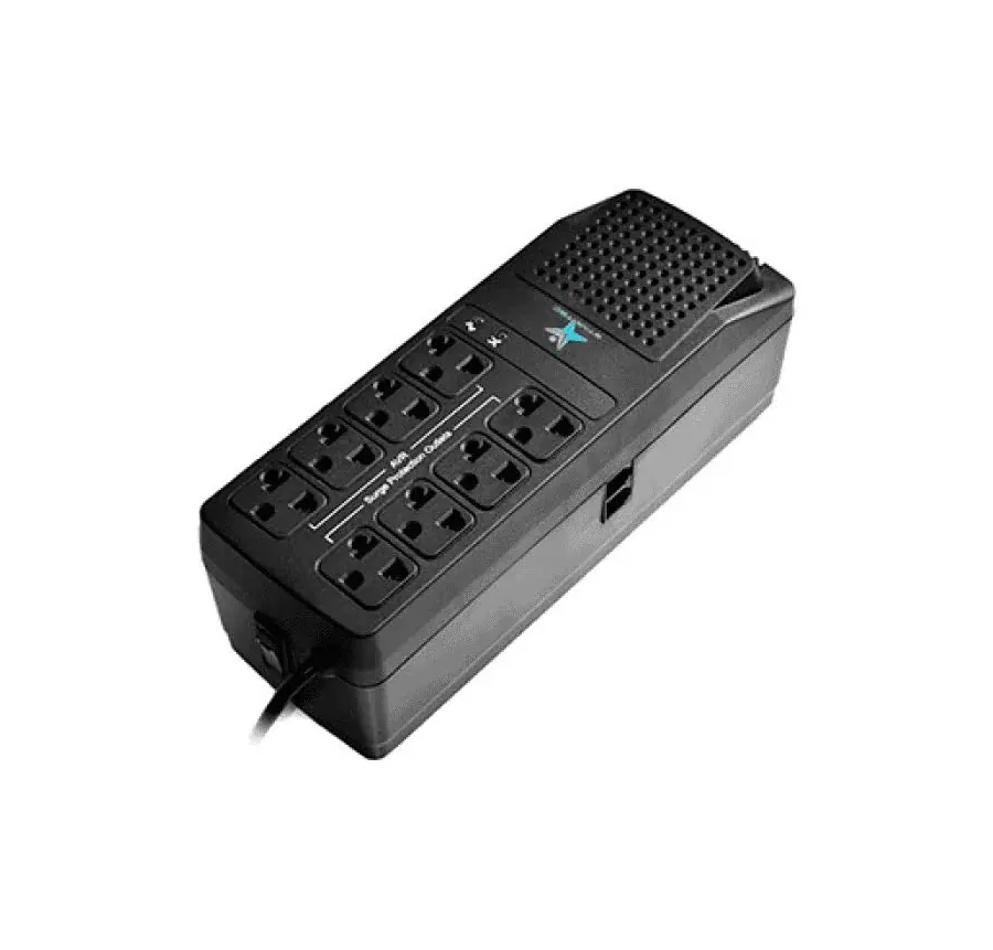 REGULADOR DE VOLTAJE WATTANA – 1200VA – 600W – 8 TOMAS DE SALIDA