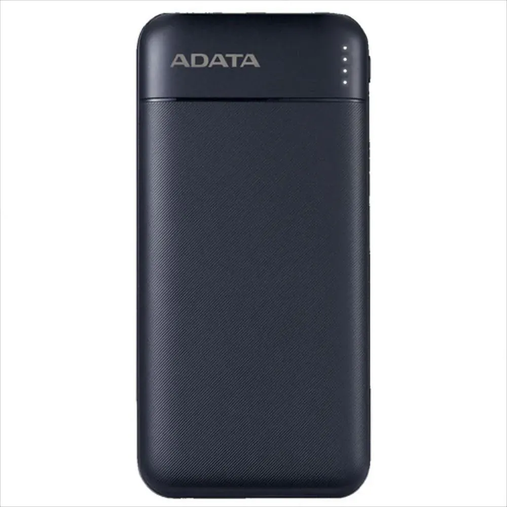 POWER BANK ADATA C100 – CARGA RAPIDA – 10000MAH – 2 PUERTOS USB – 1 TIPO C – NEGRA