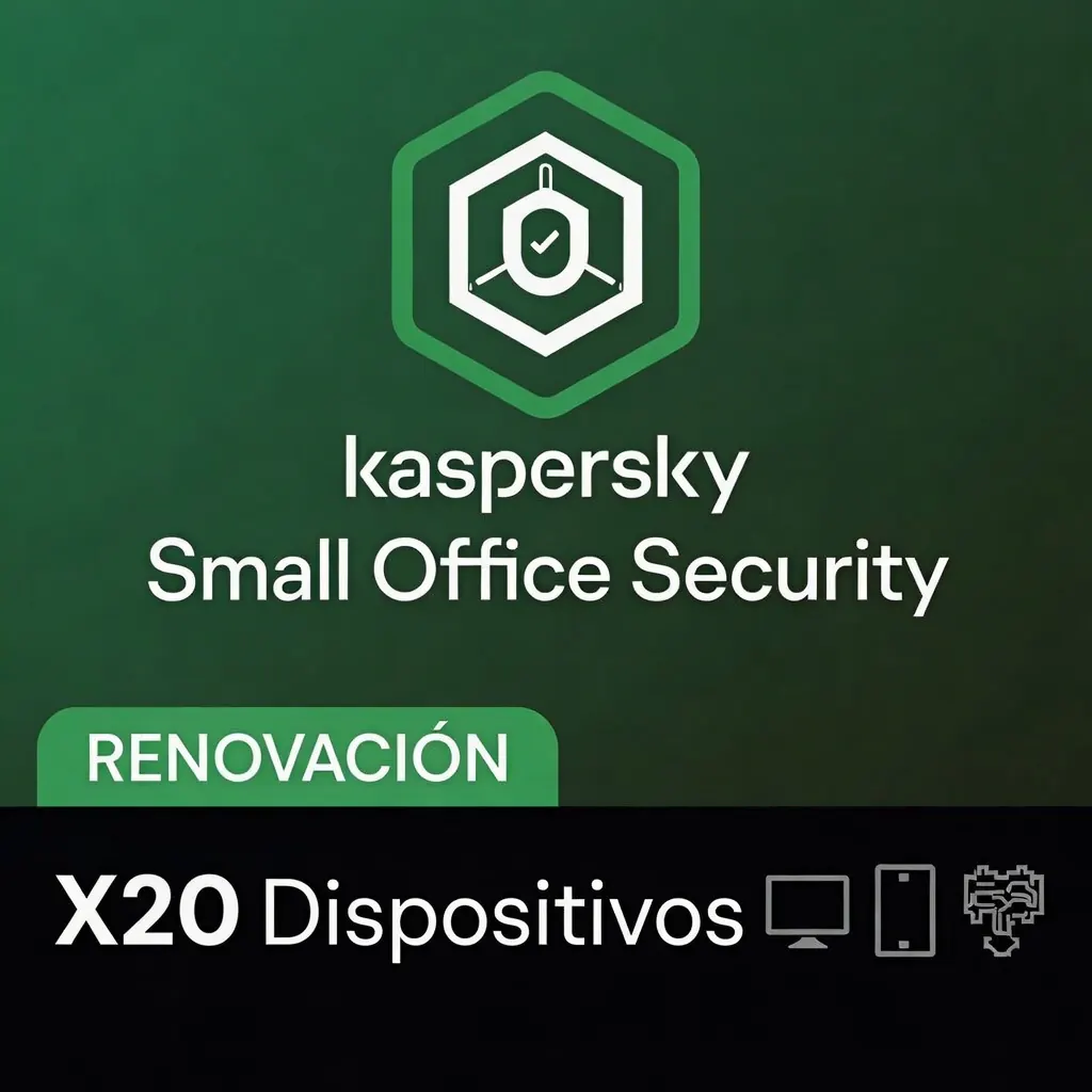 RENOVACION KASPERSKY SMALL OFFICE SEC. 20 USER 2 SERVER (36 MESES)