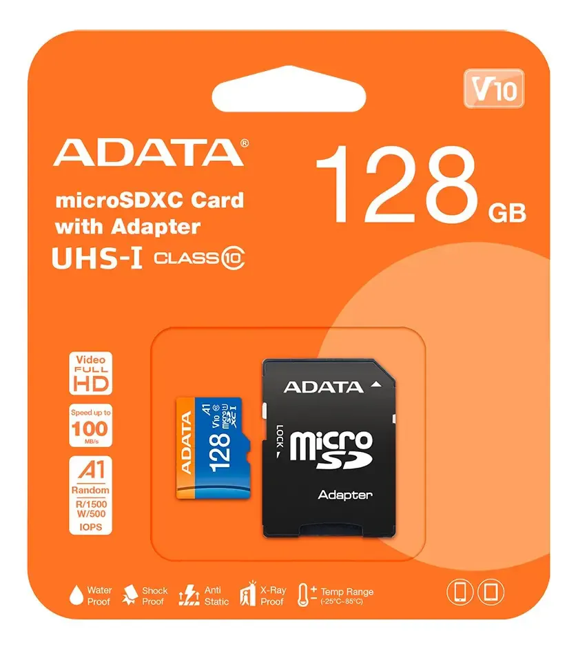 MEMORIA MICRO SD ADATA 128GB CLASE 10