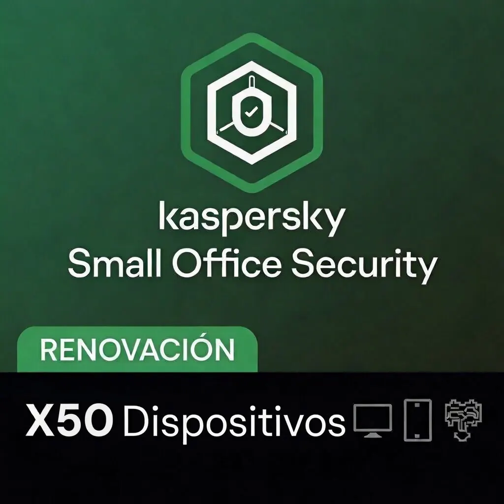 RENOVACION KASPERSKY SMALL OFFICE SEC. 50 USER 5 SERVER