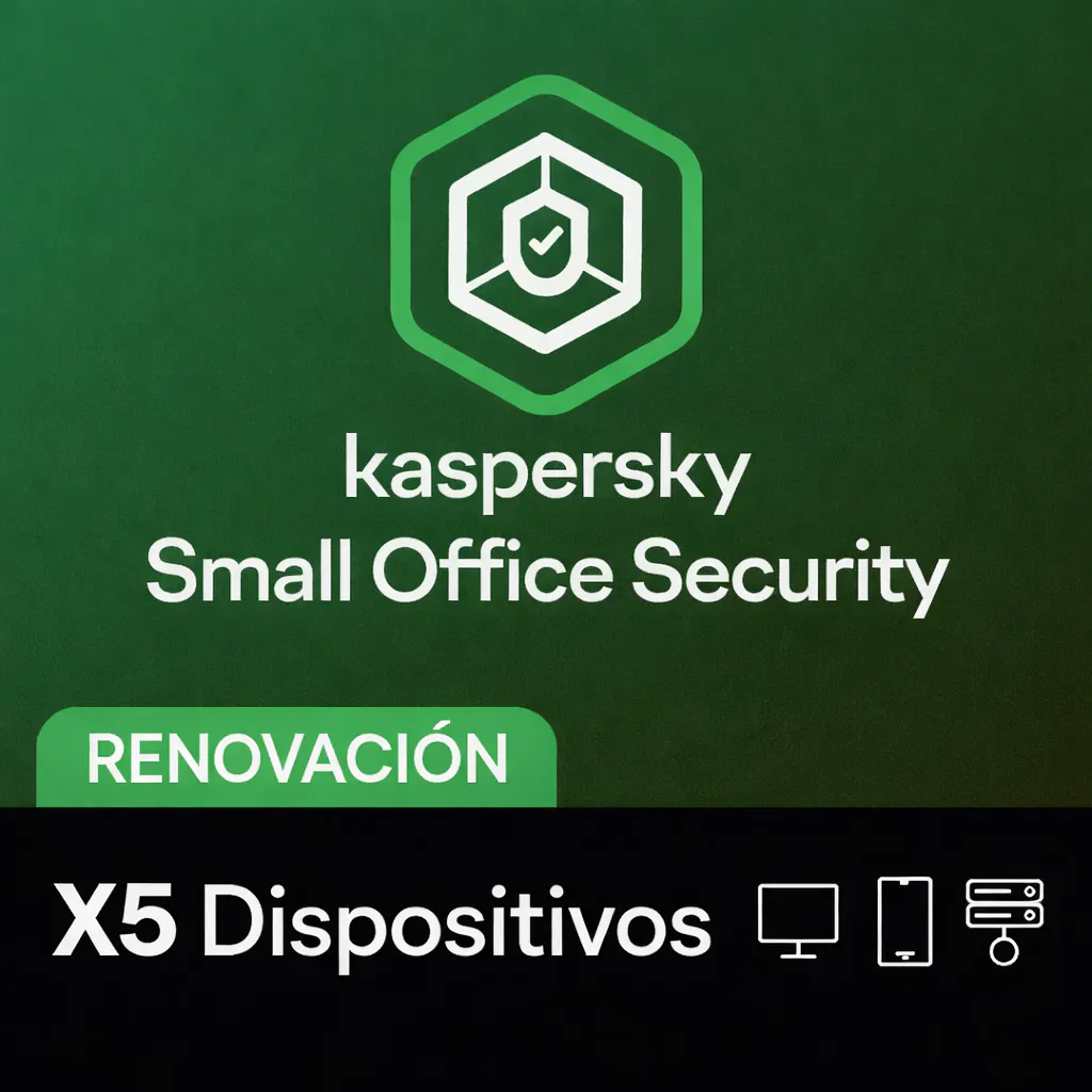 RENOVACION KASPERSKY SMALL OFFICE SEC. 5 USER 1 SERVER (36 MESES)