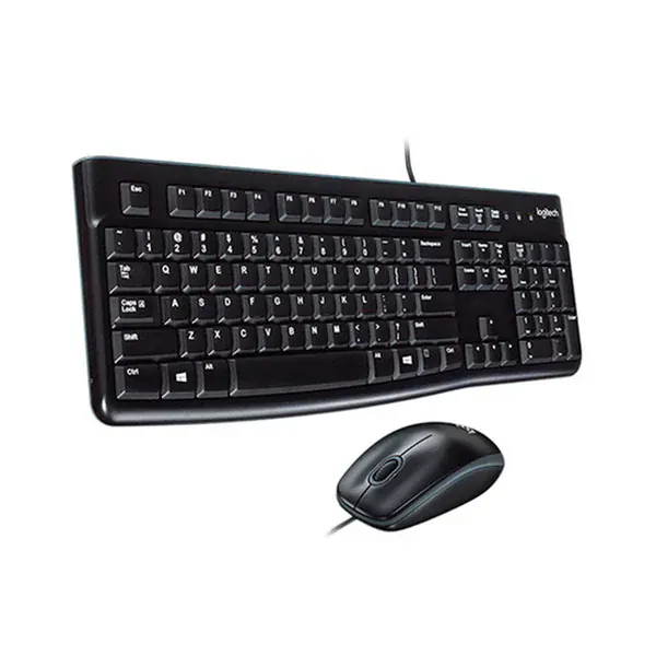 COMBO TECLADO Y MOUSE LOGITECH MK120 – ALAMBRICO – USB – NEGRO