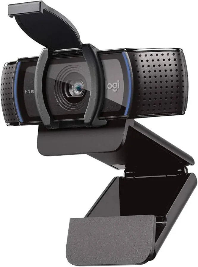 CAMARA WEB LOGITECH C920S PRO – FHD 1080P – 3MP – CAMPO VISUAL 78° – MICROFONO ESTEREO – USB-A – NEGRA – CON CLIP Y OBTURADOR
